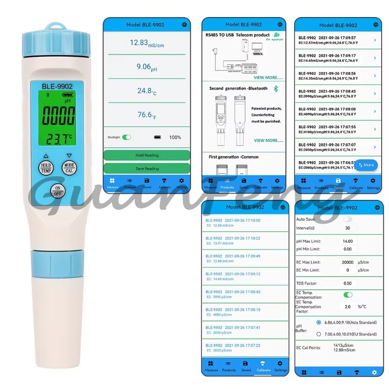 Digital Multi-Parameter Water  - огляд і ціна Ph Meter Digital Water Tester