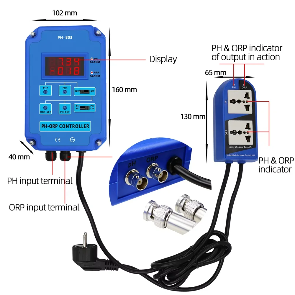 Digital PH Controller pH Meter - огляд і ціна Ph Meter Digital Water Tester