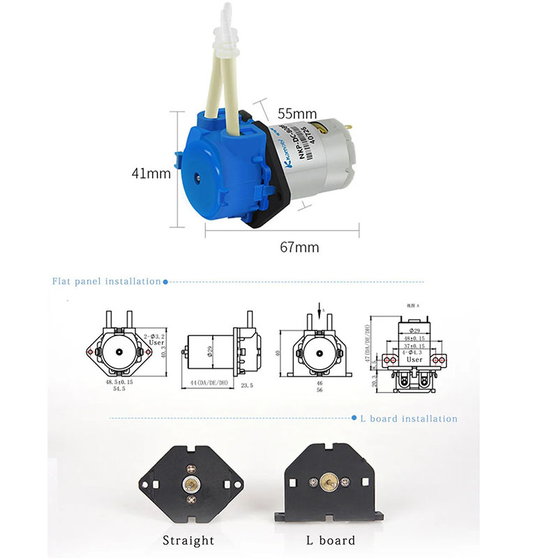 Small  Peristaltic Pump DC 6V/ - огляд і ціна Mini Peristaltic Pump 12V