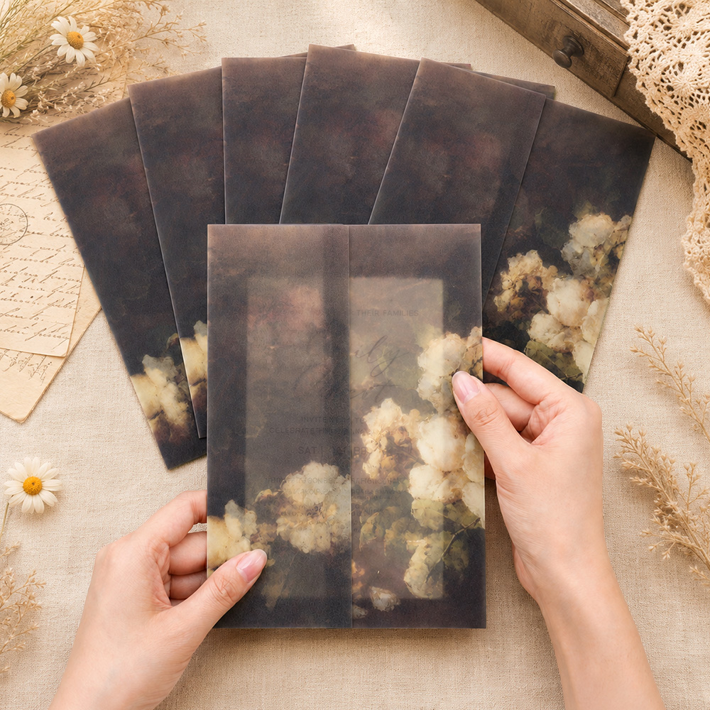 20/50pcs Pre Folded Vellum Jac - огляд і ціна Packaging