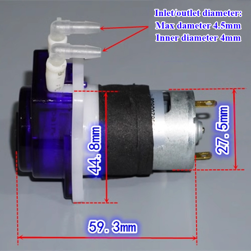 ATK-21.6-A 12-24V Mini Perista - огляд і ціна Mini Peristaltic Pump 12V