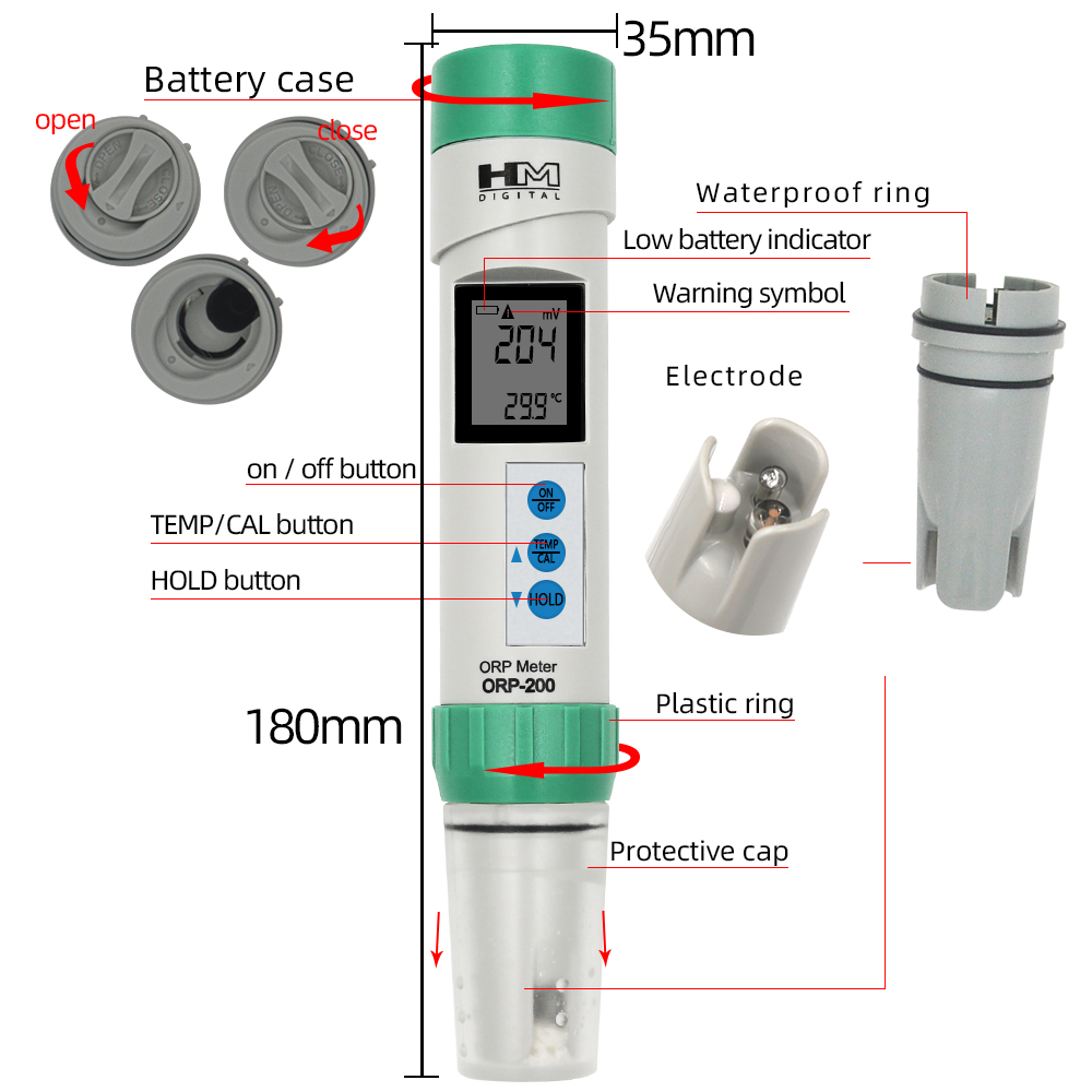 HM Digital Water Quality Teste - огляд і ціна Ph Meter Digital Water Tester